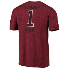 Arizona Cardinals #1 Dad Team Logo T-Shirt - Cardinal sale