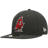 Tampa Bay Buccaneers New Era Omaha 59FIFTY Fitted Hat - Pewter online