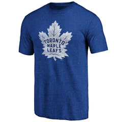 Toronto Maple Leafs Greatest Dad Tri-Blend T-Shirt Blue