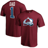 Colorado Avalanche #1 Dad T-Shirt Burgundy