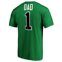 Dallas Stars #1 Dad T-Shirt Kelly Green