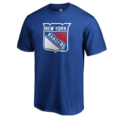 New York Rangers #1 Dad Logo T-Shirt Blue