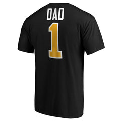Pittsburgh Penguins #1 Dad Logo T-Shirt Black