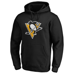 Pittsburgh Penguins #1 Dad Pullover Hoodie Black