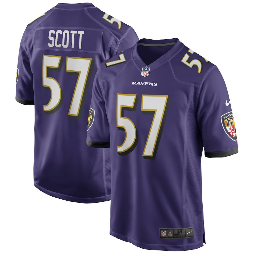 Bart Scott Baltimore Ravens Game Retired Player Jersey - Purple | Nike online