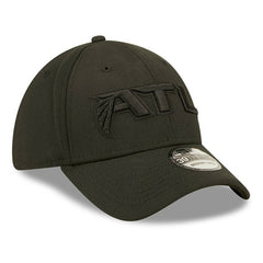 Atlanta Falcons New Era Black On Black Alternate Logo 39THIRTY Flex Hat discount