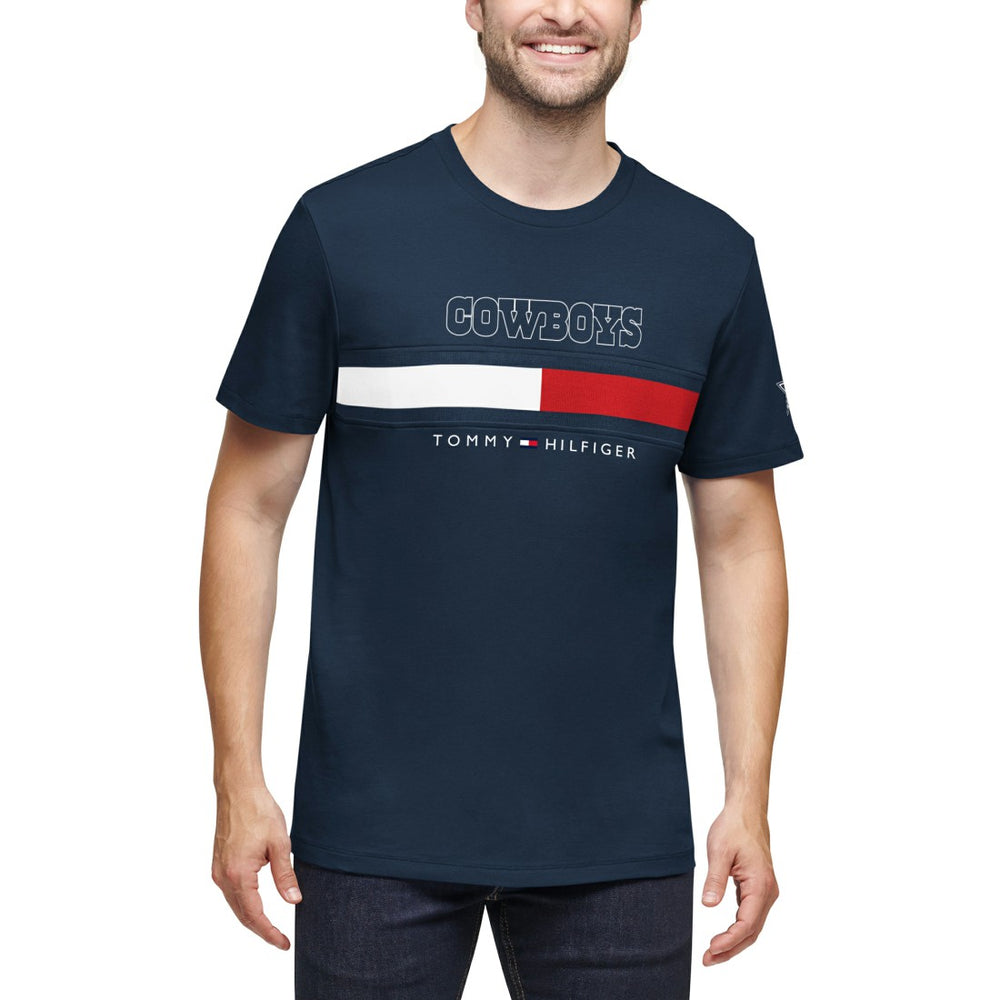 Dallas Cowboys Tommy Hilfiger Insert T-Shirt - Navy for sale
