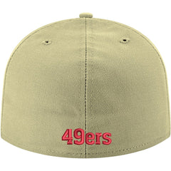 San Francisco 49ers New Era Omaha Throwback 59FIFTY Fitted Hat - Gold on sale