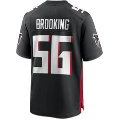 Keith Brooking Atlanta Falcons Game Retired Player Jersey - Black | Nike outlet