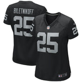 Fred Biletnikoff Las Vegas Raiders Women's Game Retired Player Jersey - Black | Nike for sale