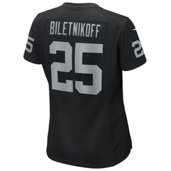 Fred Biletnikoff Las Vegas Raiders Women's Game Retired Player Jersey - Black | Nike for sale
