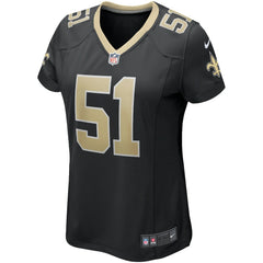 Jonathan Vilma New Orleans Saints Women's Game Retired Player Jersey - Black | Nike for sale