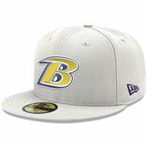 Baltimore Ravens New Era Omaha Lettermark 59FIFTY Fitted Hat - White outlet