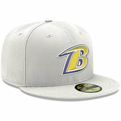 Baltimore Ravens New Era Omaha Lettermark 59FIFTY Fitted Hat - White outlet