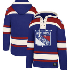 New York Rangers '47 Superior Lacer Hoodie Blue