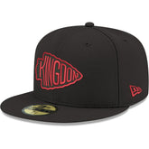 Kansas City Chiefs New Era Omaha 59FIFTY Fitted Hat - Black sale