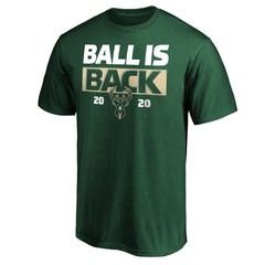 Milwaukee Bucks Ball Is Back T-Shirt - Green shop