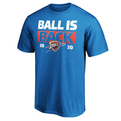 Oklahoma City Thunder Ball Is Back T-Shirt sale - Blue discount