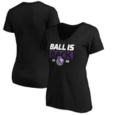 Sacramento Kings Women's Ball Is Back V-Neck T-Shirt - Black online