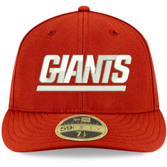 New York Giants New Era Omaha Throwback Low Profile 59FIFTY Fitted Hat - Red for sale