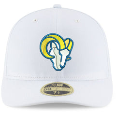 Los Angeles Rams New Era Omaha Low Profile 59FIFTY Fitted Hat - White discount