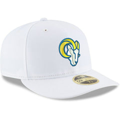 Los Angeles Rams New Era Omaha Low Profile 59FIFTY Fitted Hat - White discount