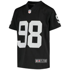 Maxx Crosby Las Vegas Raiders Youth Game Jersey - Black | Nike on sale