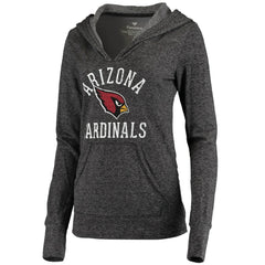 Arizona Cardinals Women's Doubleface Slub Pullover Hoodie - Black discount