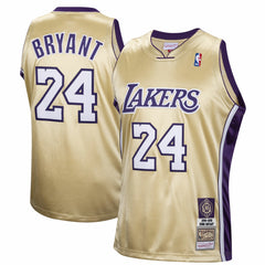 Kobe Bryant Los Angeles Lakers Hall of Fame Class of 2020 #24 Authentic Hardwood Classics Jersey - Gold | Mitchell & Ness shop