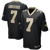 Morten Andersen New Orleans Saints Game Retired Player Jersey - Black | Nike for sale