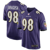 Tony Siragusa Baltimore Ravens Game Retired Player Jersey - Purple | Nike online