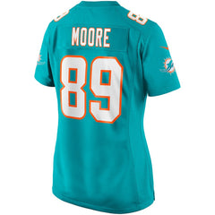 Nat Moore Miami Dolphins Women's Game Retired Player Jersey - Aqua | Nike for sale