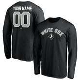 Chicago White Sox Personalized Winning Streak Name & Number Long Sleeve T-Shirt - Black