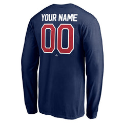 Minnesota Twins Personalized Winning Streak Name & Number Long Sleeve T-Shirt - Navy