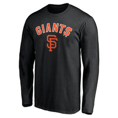 San Francisco Giants Personalized Winning Streak Name & Number Long Sleeve T-Shirt - Black