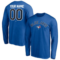 Toronto Blue Jays Personalized Winning Streak Name & Number Long Sleeve T-Shirt - Royal