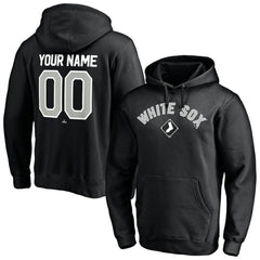 Chicago White Sox Personalized Winning Streak Name & Number Pullover Hoodie - Black