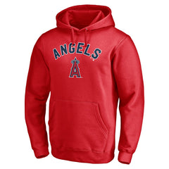 Los Angeles Angels Personalized Winning Streak Name & Number Pullover Hoodie - Red