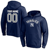 New York Yankees Personalized Winning Streak Name & Number Pullover Hoodie - Navy