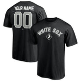 Chicago White Sox Personalized Team Winning Streak Name & Number T-Shirt - Black