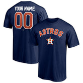 Houston Astros Personalized Team Winning Streak Name & Number T-Shirt - Navy