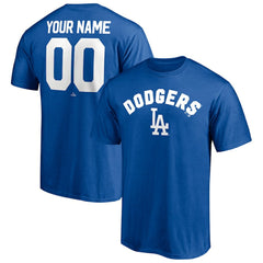 Los Angeles Dodgers Personalized Team Winning Streak Name & Number T-Shirt - Royal
