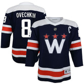 Alexander Ovechkin Washington Capitals Youth 2020/21 Alternate Replica Player Jersey Navy