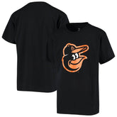 Baltimore Orioles Stitches Youth Team Logo T-Shirt - Black