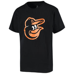 Baltimore Orioles Stitches Youth Team Logo T-Shirt - Black
