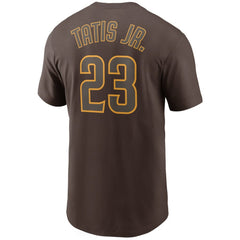 Fernando Tatis Jr. San Diego Padres Name & Number T-Shirt - Brown | Nike
