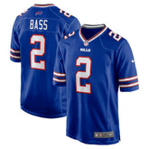 Tyler Bass Buffalo Bills Game Player Jersey - Royal | Nike for sale
