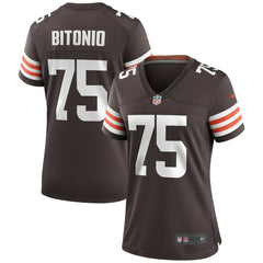 Joel Bitonio Cleveland Browns Women's Game Jersey - Brown | Nike discount