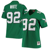 Reggie White Philadelphia Eagles Women's 1990 Legacy Replica Jersey - Kelly Green outlet