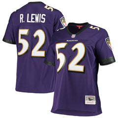 Ray Lewis Baltimore Ravens Women's Legacy Replica Team Jersey - Purple cheap